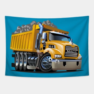 Cartoon truck Tapestry