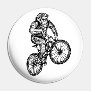 SEEMBO Chimpanzee Cycling Bicycle Bicycling Biking Riding Bike Pin