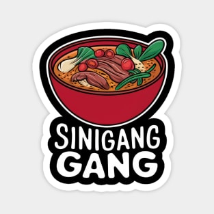 Sinigang Gang Funny Filipino Food Magnet