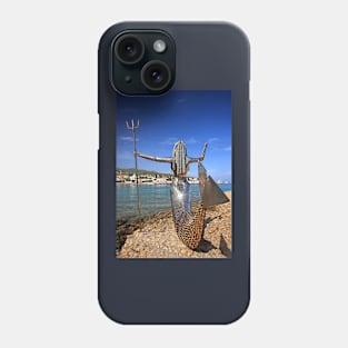 The Iron Mermaid of Spetses island Phone Case