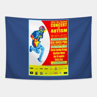 2022 15th Annual Concert for Autism Big Rock Pub Kick-Off Event T-shirt Tapestry