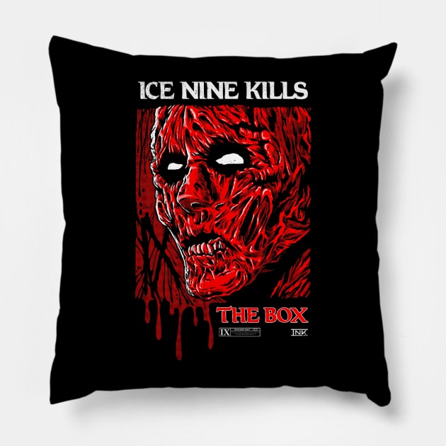 Ice Music Nine Band Kills  – The music Box Pillow by lianbiang