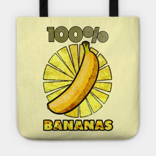 100% BANANAS Tote