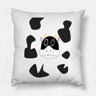 cute cow Pillow