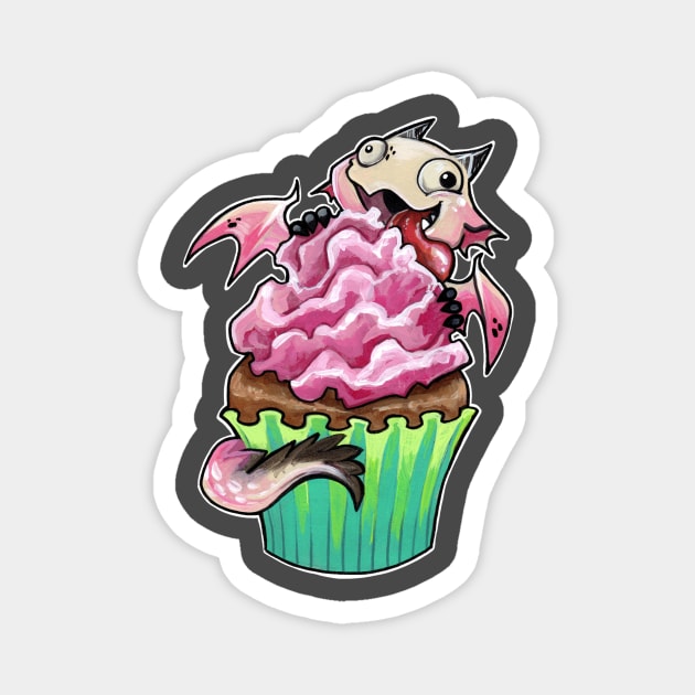 Cupcake dragon sugar rush Magnet by BiancaRomanStumpff