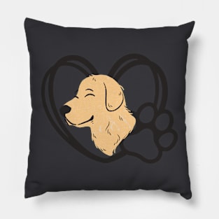 Dogs at heart Pillow