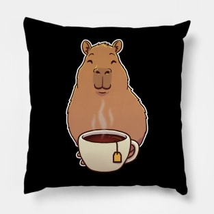 Capybara Black Tea Pillow