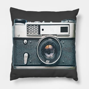 vintage camera Pillow