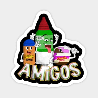 Mexican candy amigos Magnet