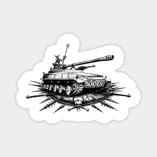 TANK SKULL Magnet