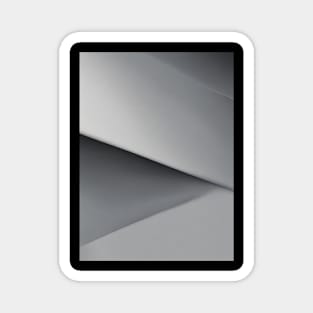 Abstract Gray Layers Magnet