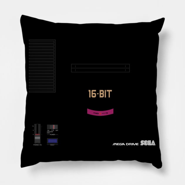 Megadrive Pillow by retrogameraddict