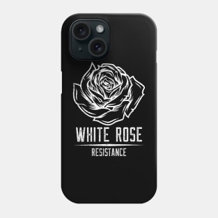 WHITE ROSE RESISTANCE Phone Case