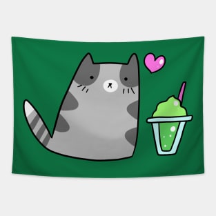 Cat and Frozen Smoothie Tapestry