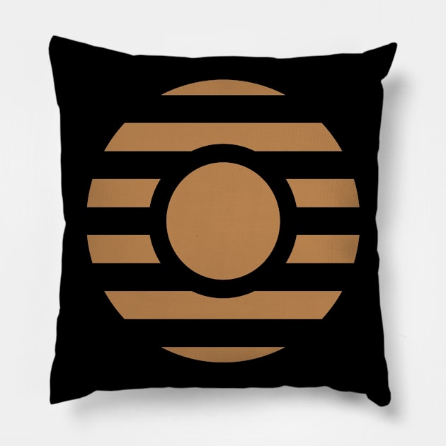 sphere and circles Pillow by FUNEMPIRE