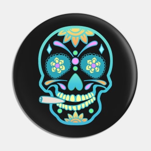 Mexican Skull Dia de los muertos Day of the dead Pin