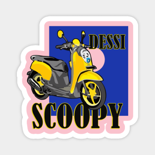 METIC SCOOPY MOTORCYCLE Magnet