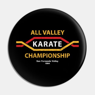 All Valley Karate Championship 1984 - vintage logo Pin