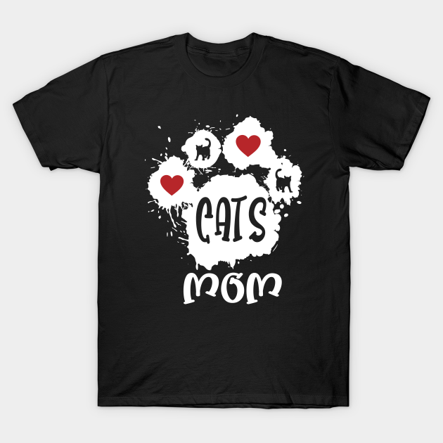 Discover Cats Mom, Cats Lover Funny Cool Design - Cat Mom Gifts - T-Shirt