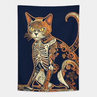 Cat tattoo Tapestry