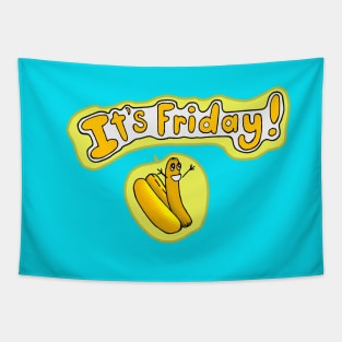 It's Friday, Discordian Hot Dog Tapestry