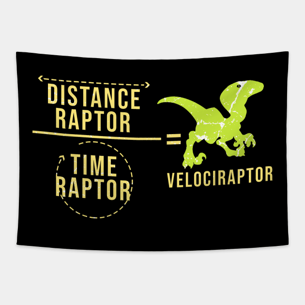 Funny Velociraptor Tapestry by Mila46