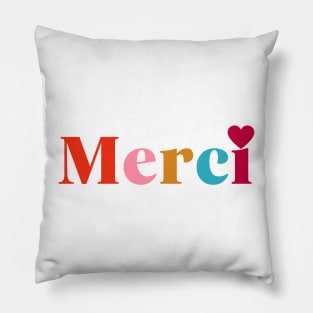 Merci Heart Pillow