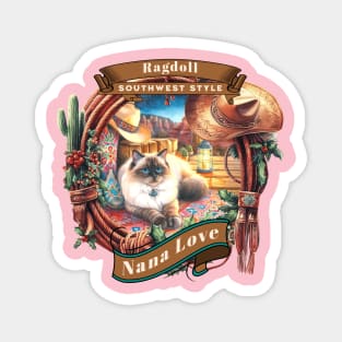 Sedona Cat Southwest Style Nana Love 55R Magnet