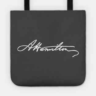 Alexander Hamilton signature Tote