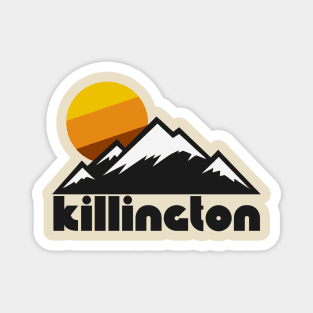 Retro Killlington ))(( Tourist Souvenir Travel Vermont Design Magnet