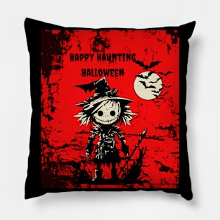 Happy Haunting Halloween Pillow