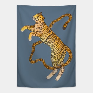 Yellow zodiac tiger Tapestry