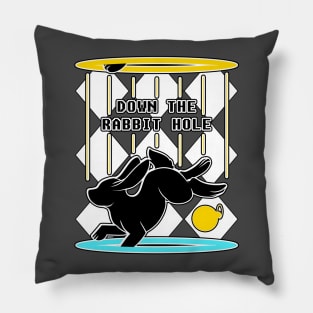 Down the Rabbit Hole Pillow