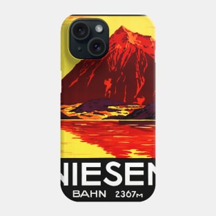 Vintage Travel Poster Niesen Switzerland Phone Case