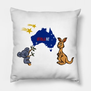 Character Design - Australia Day Edition Pillow