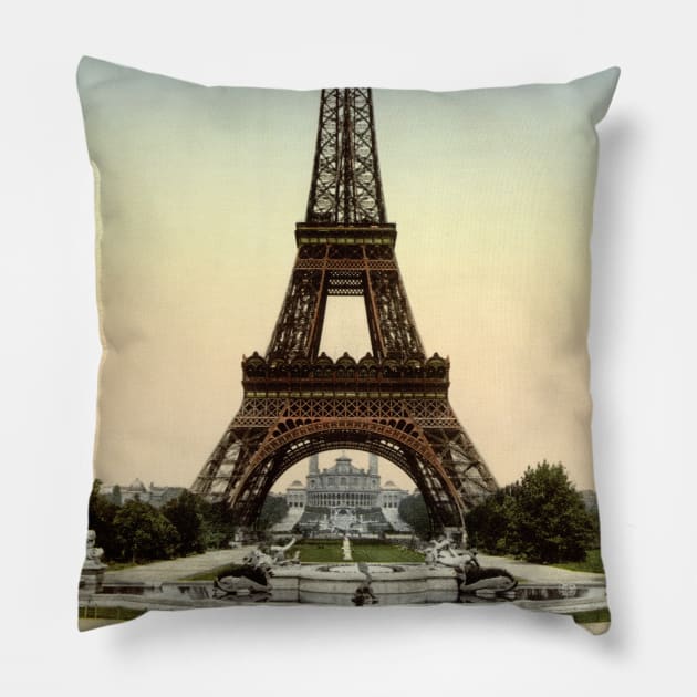 The Eiffel Tower Pillow by Bravuramedia