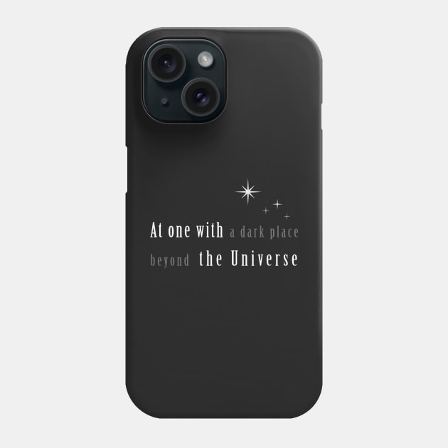 At One With The Universe Phone Case by BethsdaleArt