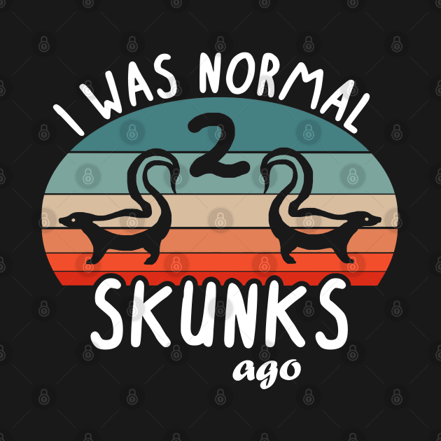 Normal skunk retro farts fart fans by FindYourFavouriteDesign