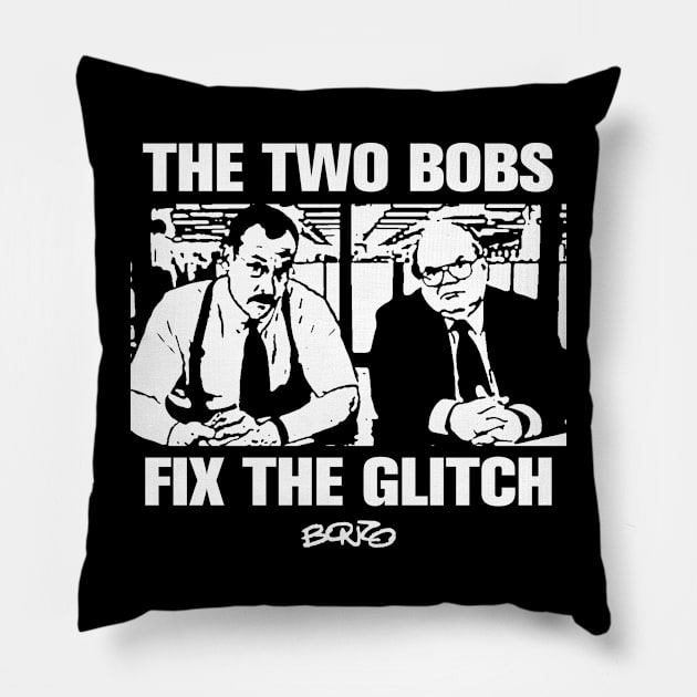 The Two Bobs 1 Pillow by BonzoTee