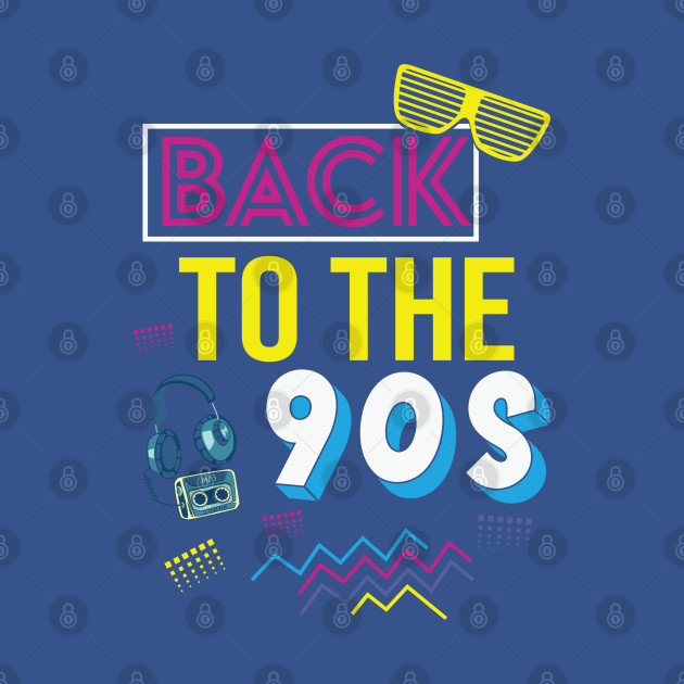 Discover Back To The 90's - 80s 90s Retro - T-Shirt