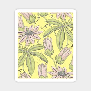 Beautiful Pastel Flowers Magnet