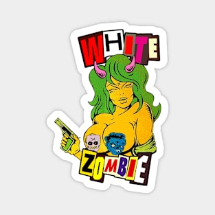 White Zombie Band Magnet