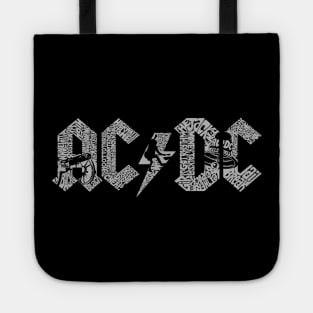 ACDC LOGO ALBUMS Tote