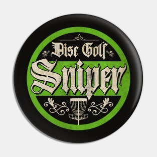 Vintage Green Disc Golf Sniper Pin