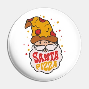 pizza christmas, santa pizza Pin