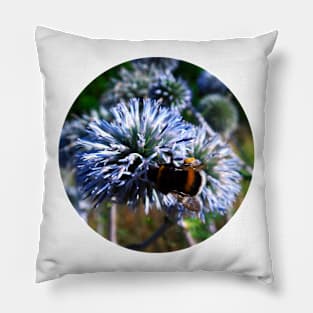 Bumblebee at Work Pillow