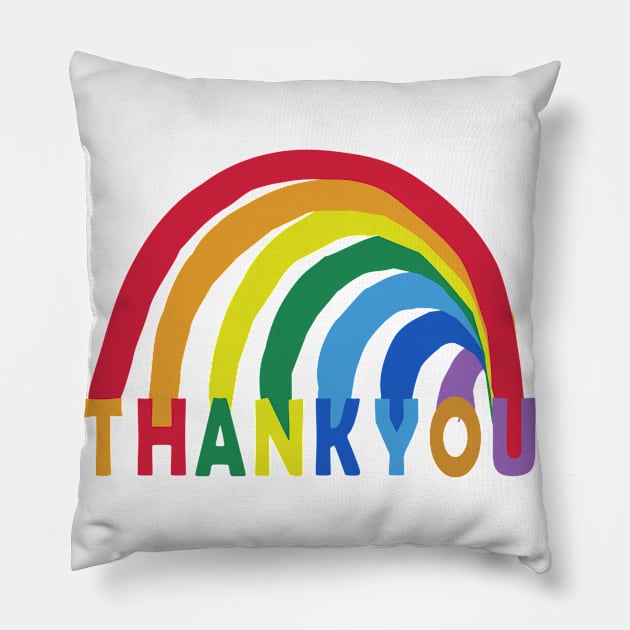 Thank you NHS! T-Shirt Pillow by T_A_A