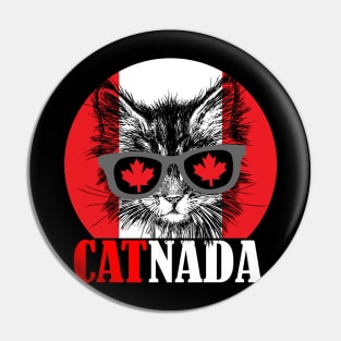 Catnada funny Pin