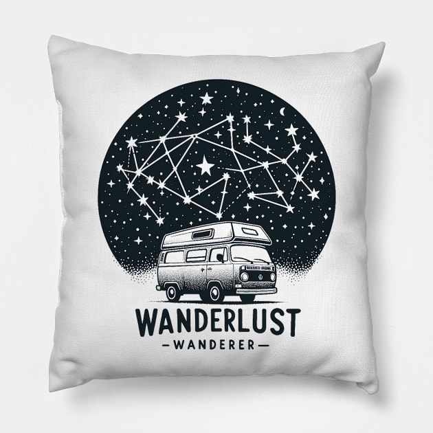 Wanderlust Pillow by FreshIdea8