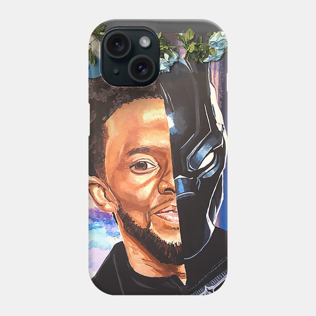 Chadwick / Tchalla Phone Case by Deanna Larmeu